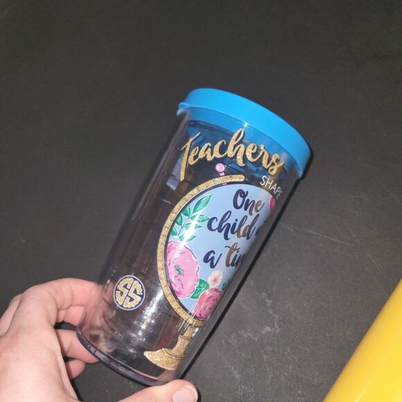 Two Teacher Cups Simply Southern Tervis and Mainstays - Picture 3 of 8